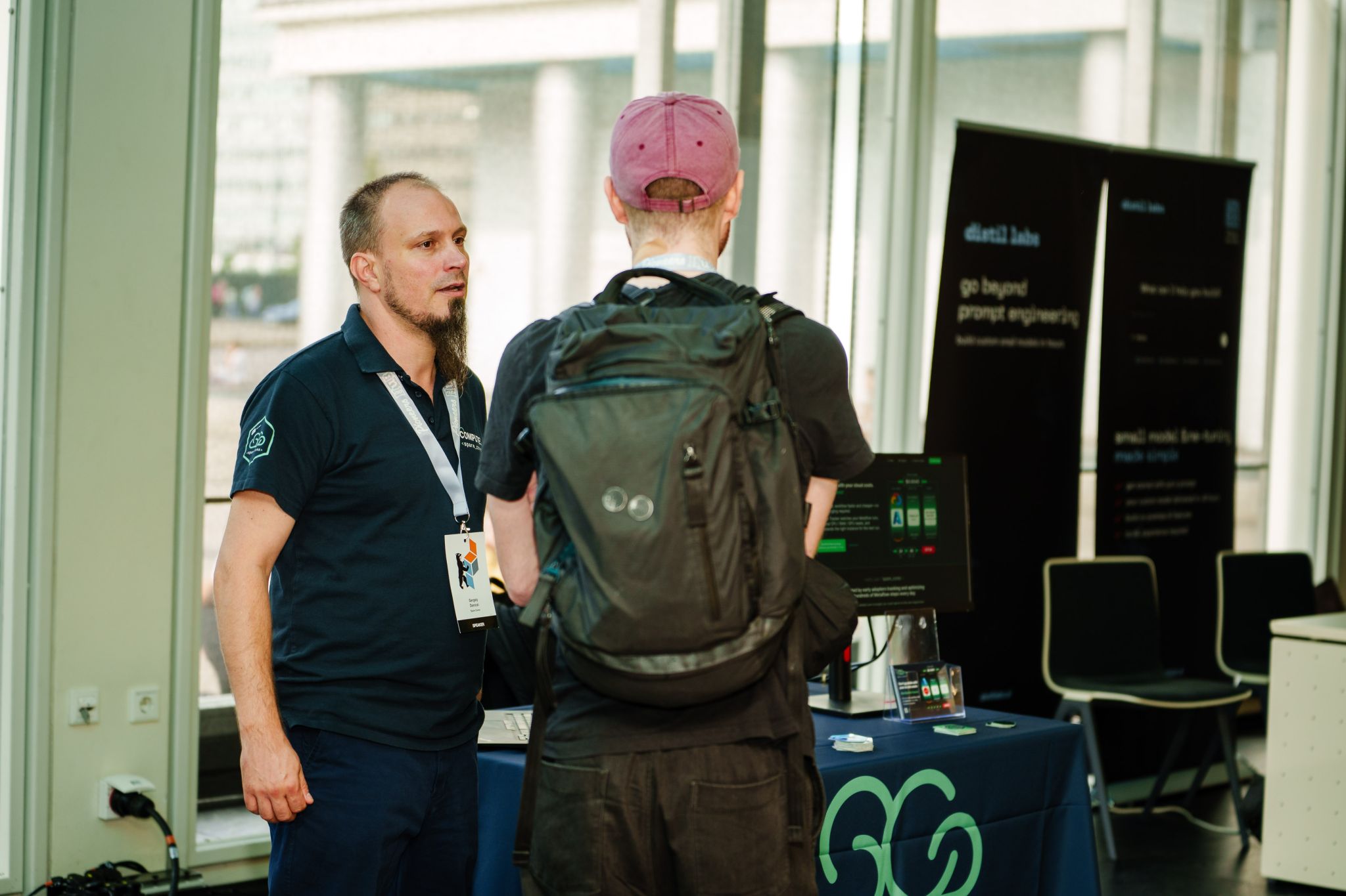 Photo from the Spare Cores booth.