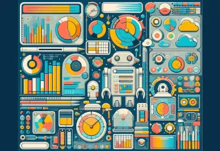 AI-generated, stylized illustration representing LLM inference speed benchmarks.