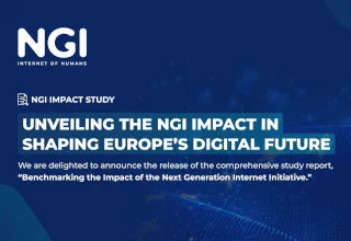 The cover of a report on Benchmarking the impact of the Next Generation Internet (NGI) initiative.